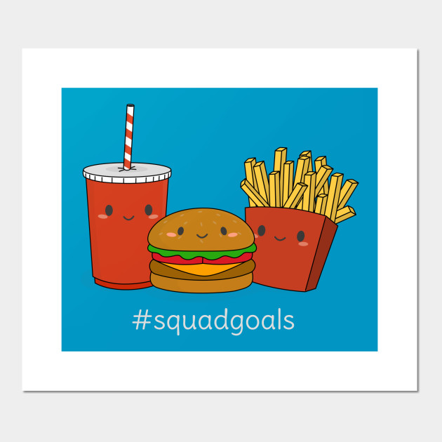 Funny Fast Food Squad Goals T-Shirt